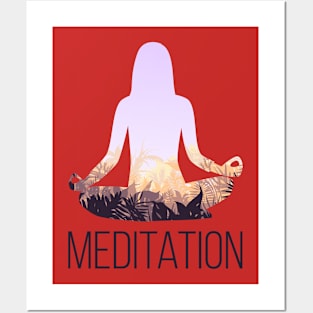 Meditation Posters and Art
